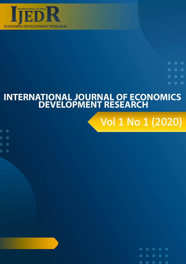 					View Vol. 1 No. 1 (2020): International  Journal of Economics Development Research
				